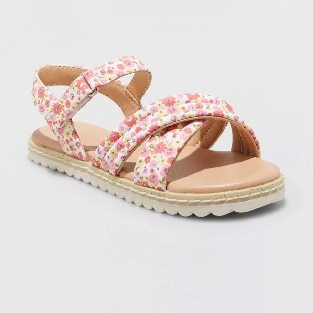 Cat & Jack Floral Toddler Girl Shoes